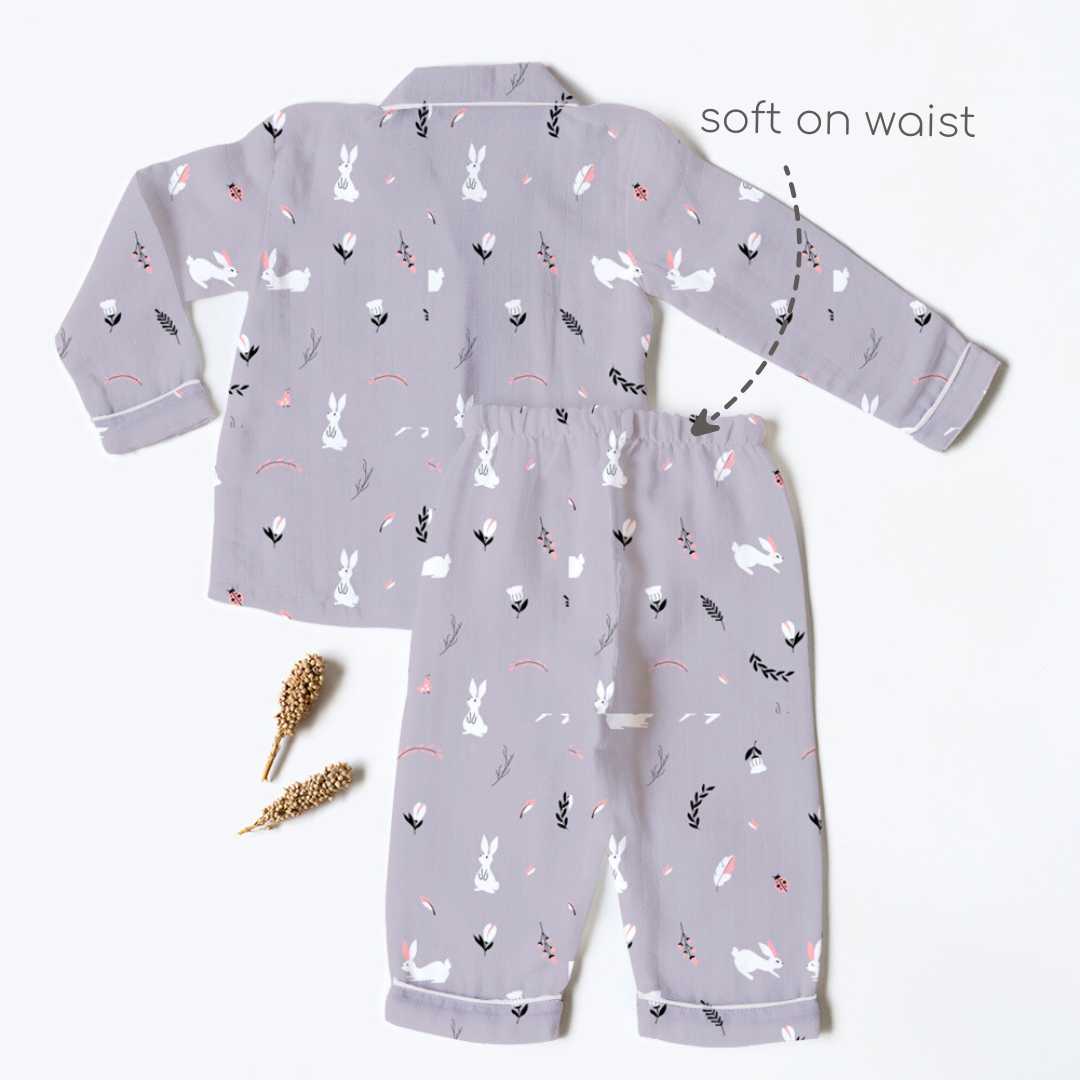 bamboo muslin nightsuit set