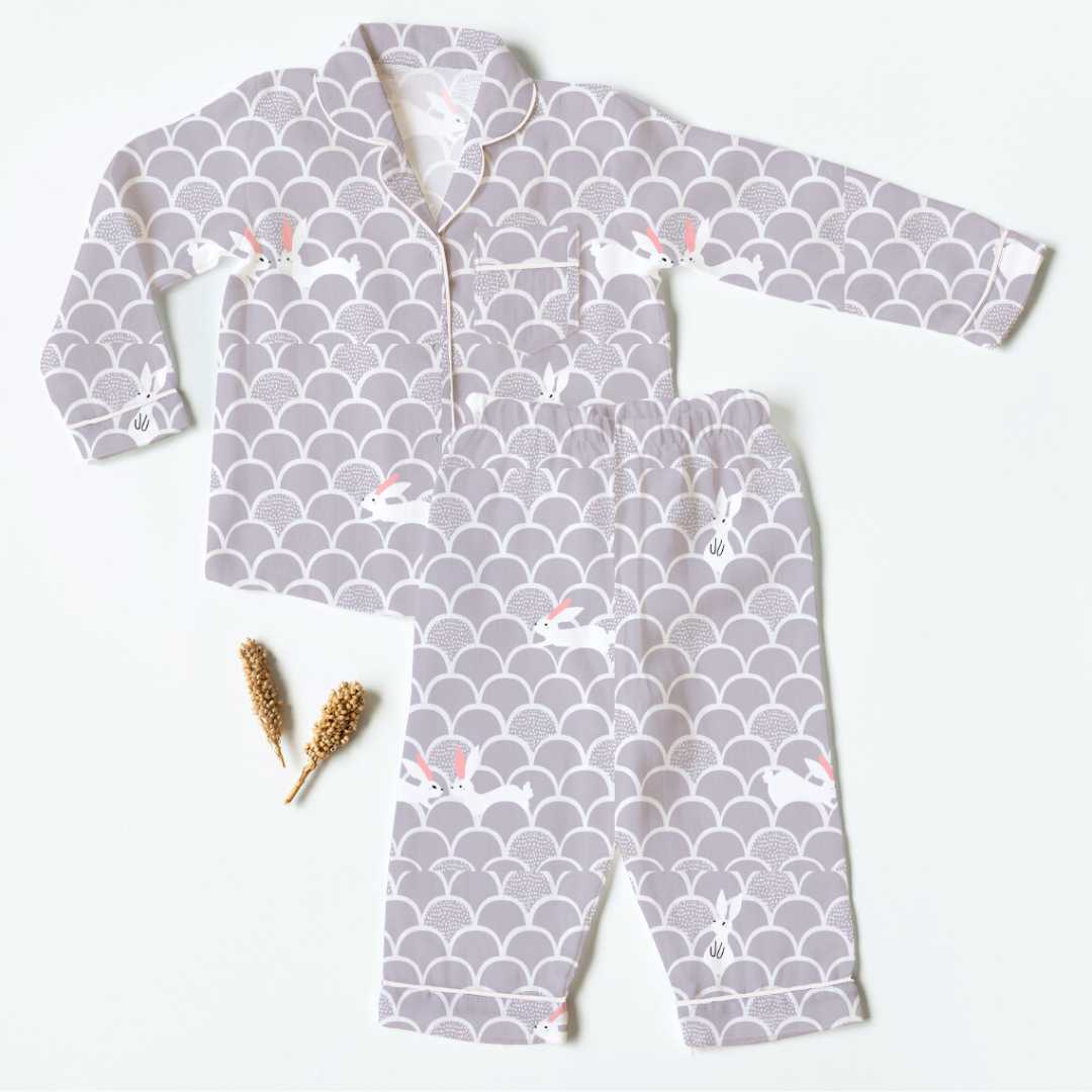 bamboo muslin nightsuit set