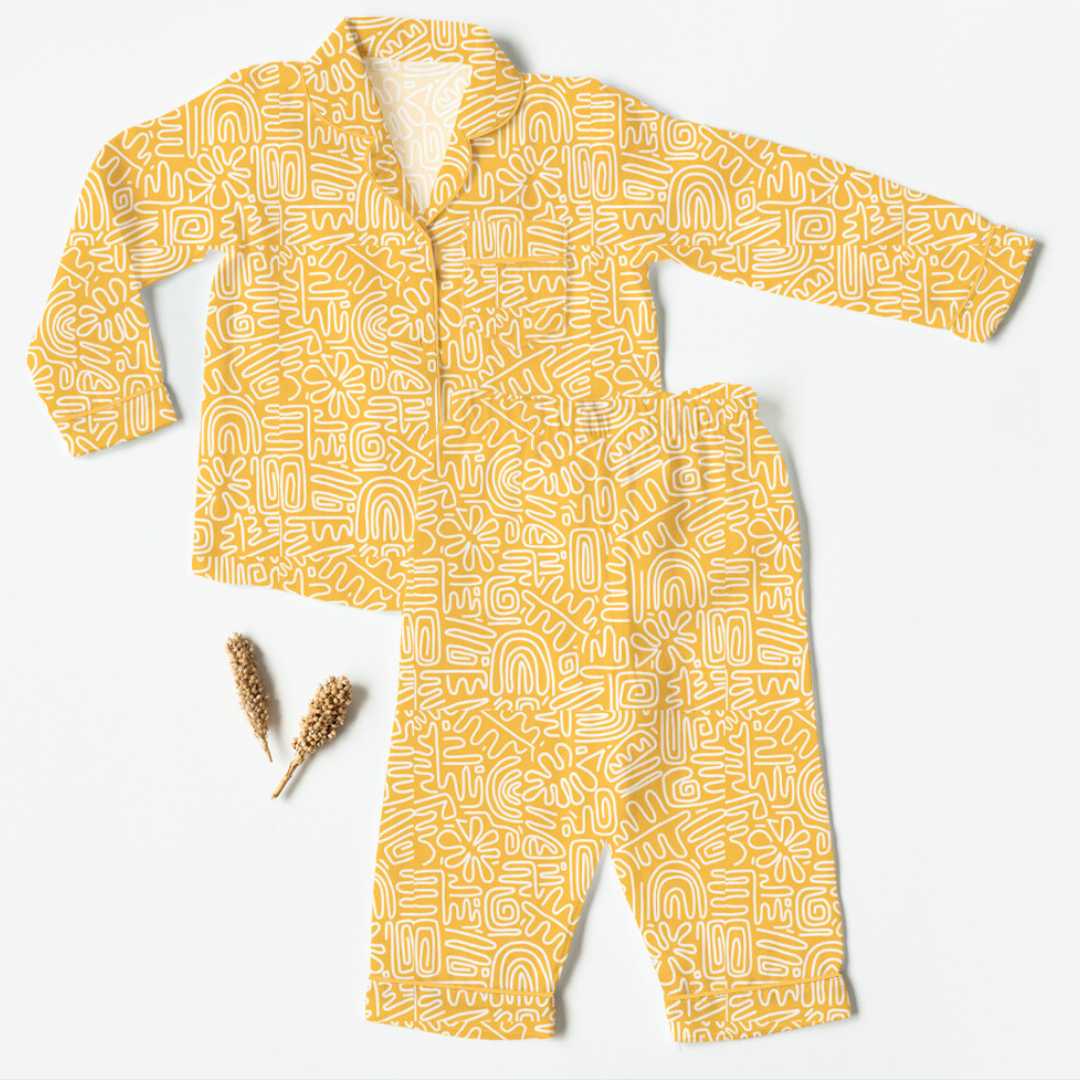 bamboo muslin nightsuit set