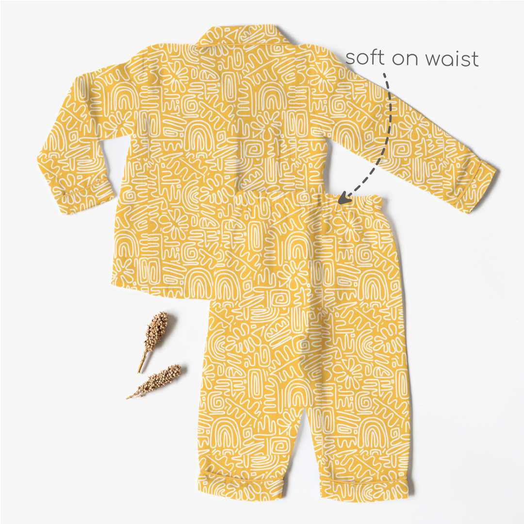 bamboo muslin nightsuit set