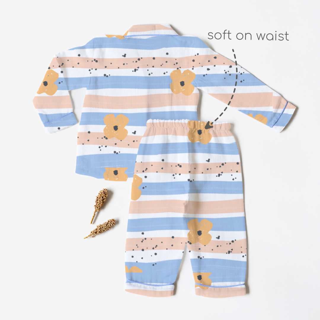 bamboo muslin nightsuit set