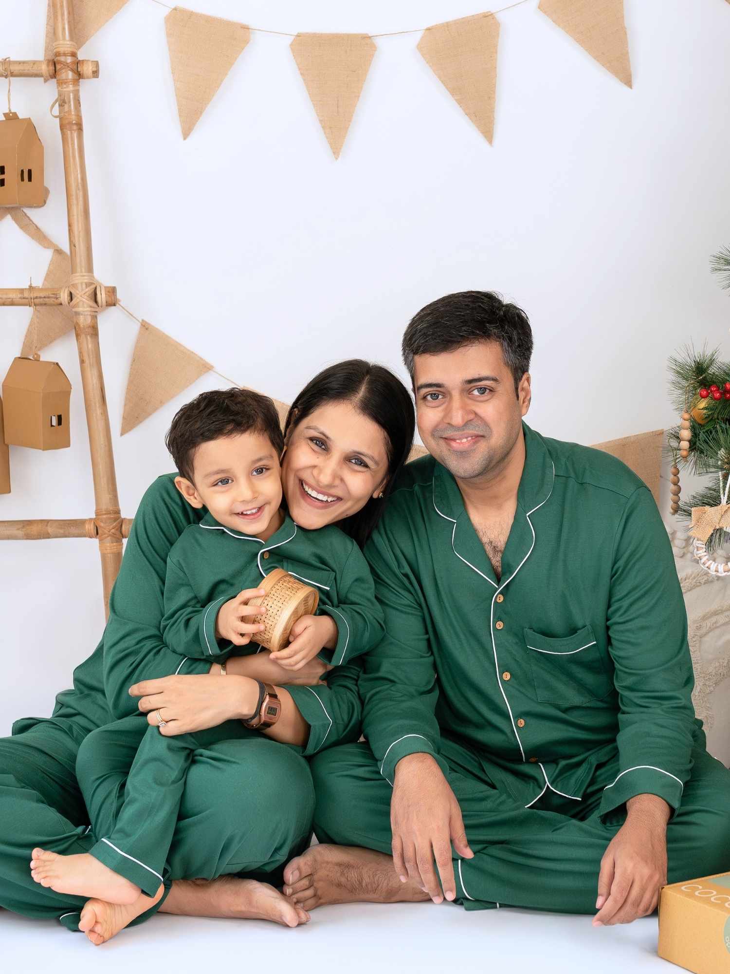 bamboo women's knit pyjamas - christmas collection